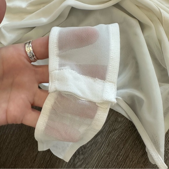 NWT ASOS Design Mesh Panel Bodysuit - Picture 6 of 7